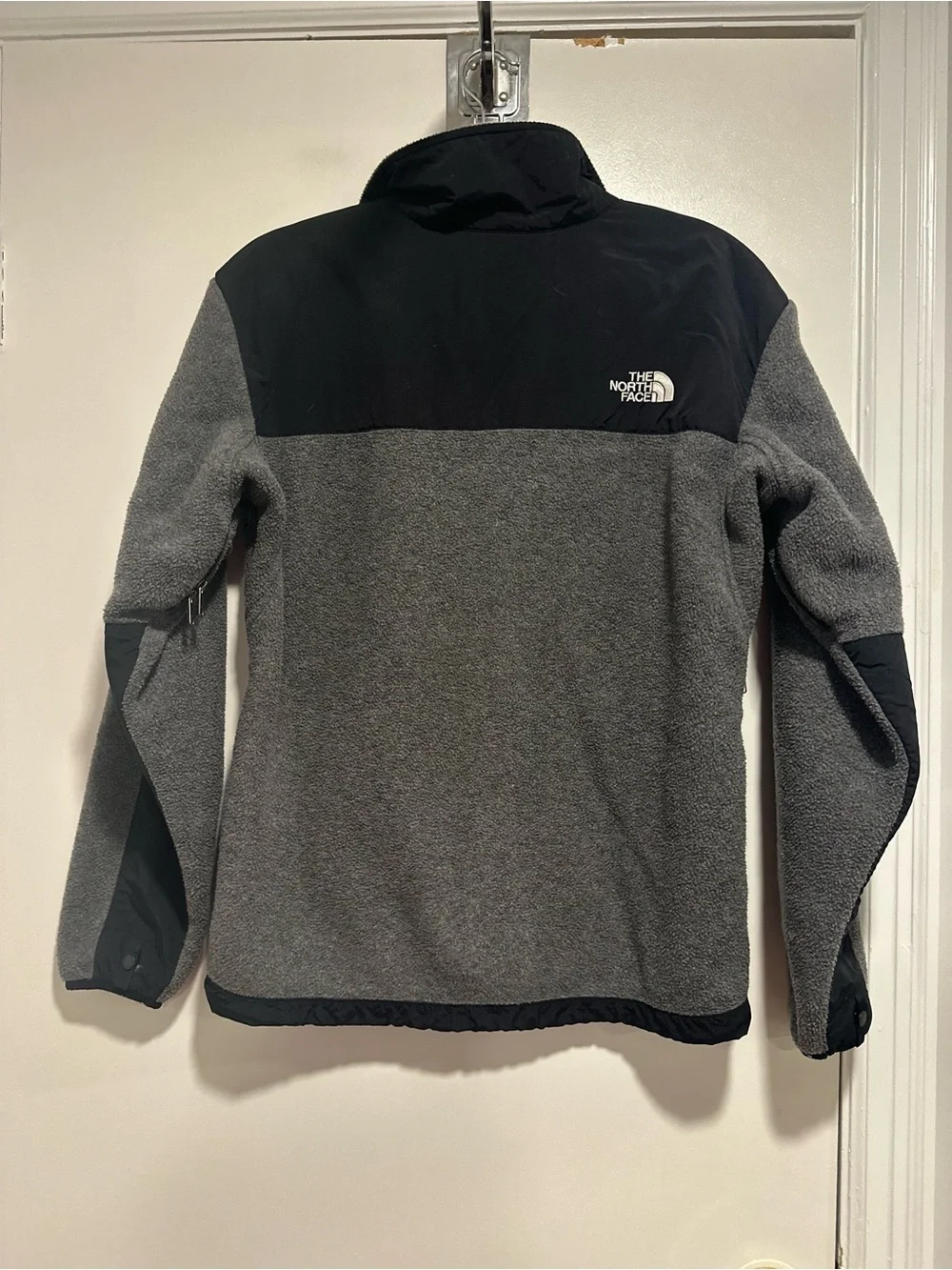 The North Face Denali Polartec Sz:S Fleece Jacket gray Full Zip Coat Jacket.